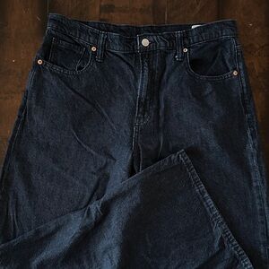 GAP Women’s Dark Baggy Mid-rise Jeans - Sz 31 Tall